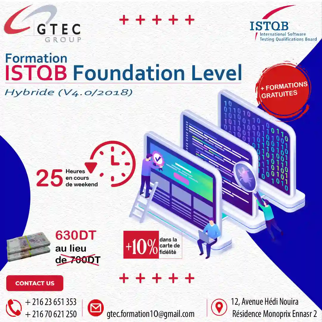 Formation ISTQB Foundation Level 2018 / V4.0 2023 0