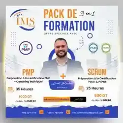 Pack 3en1 Scrum ( Psm1 & Pspo1) + PMP