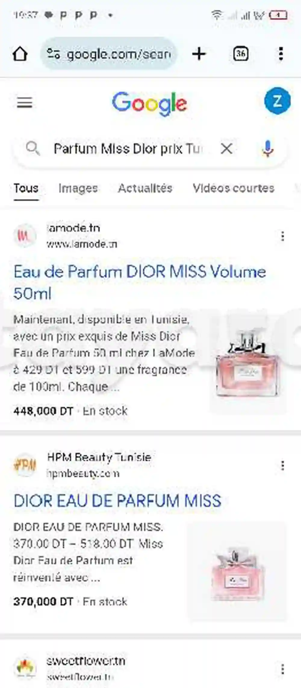 Parfum Miss Dior - Vue 1