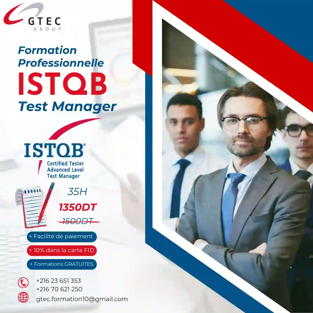 Formation ISTQB Advanced Level : Test Manager