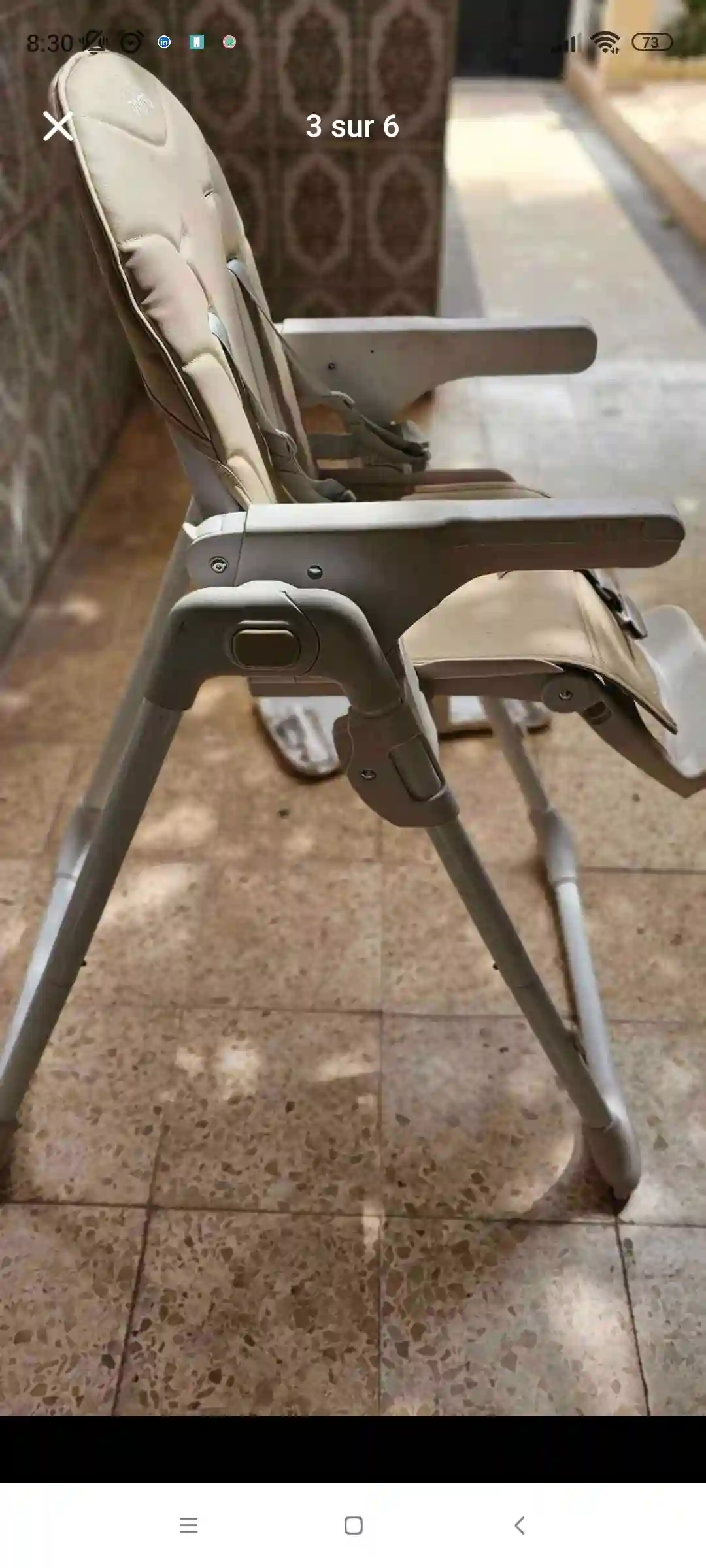 Chaise Haute Bébé Presque Neuf à El Omrane Superieur - Vue 1