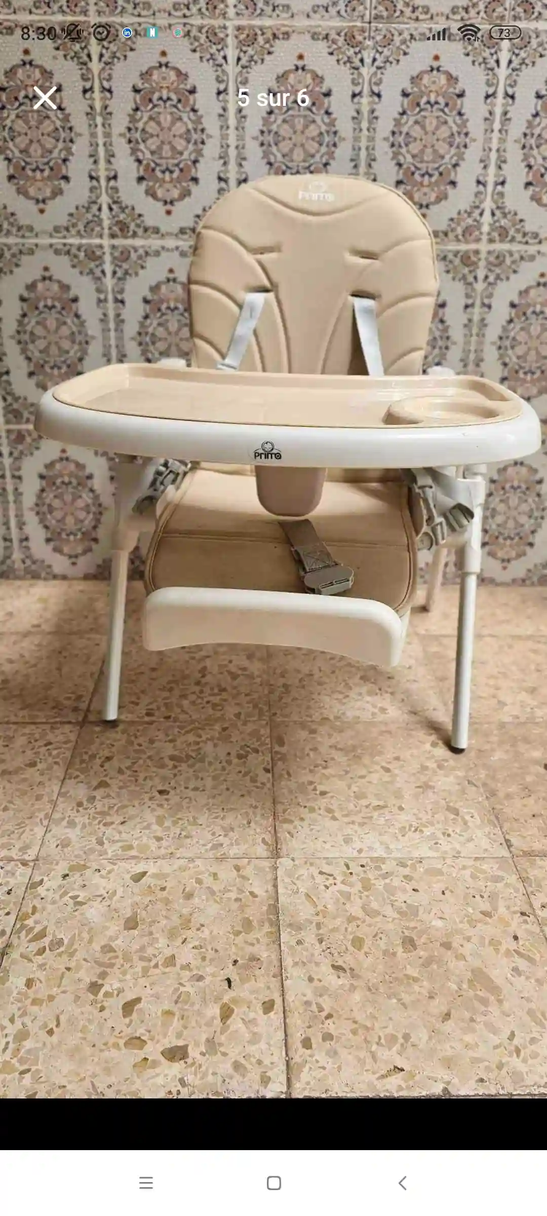 Chaise Haute Bébé Presque Neuf à El Omrane Superieur - Vue 2
