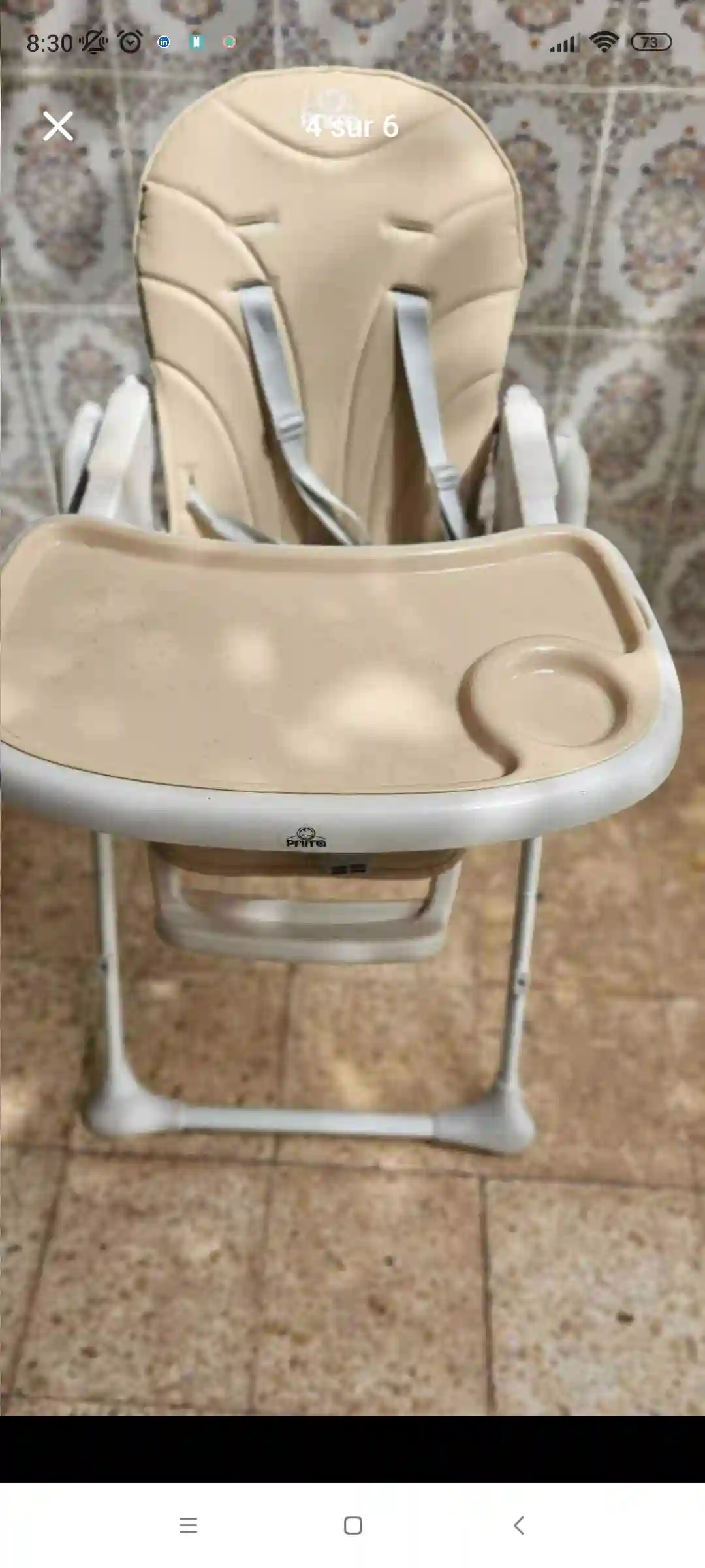 Chaise Haute Bébé Presque Neuf à El Omrane Superieur - Vue 4