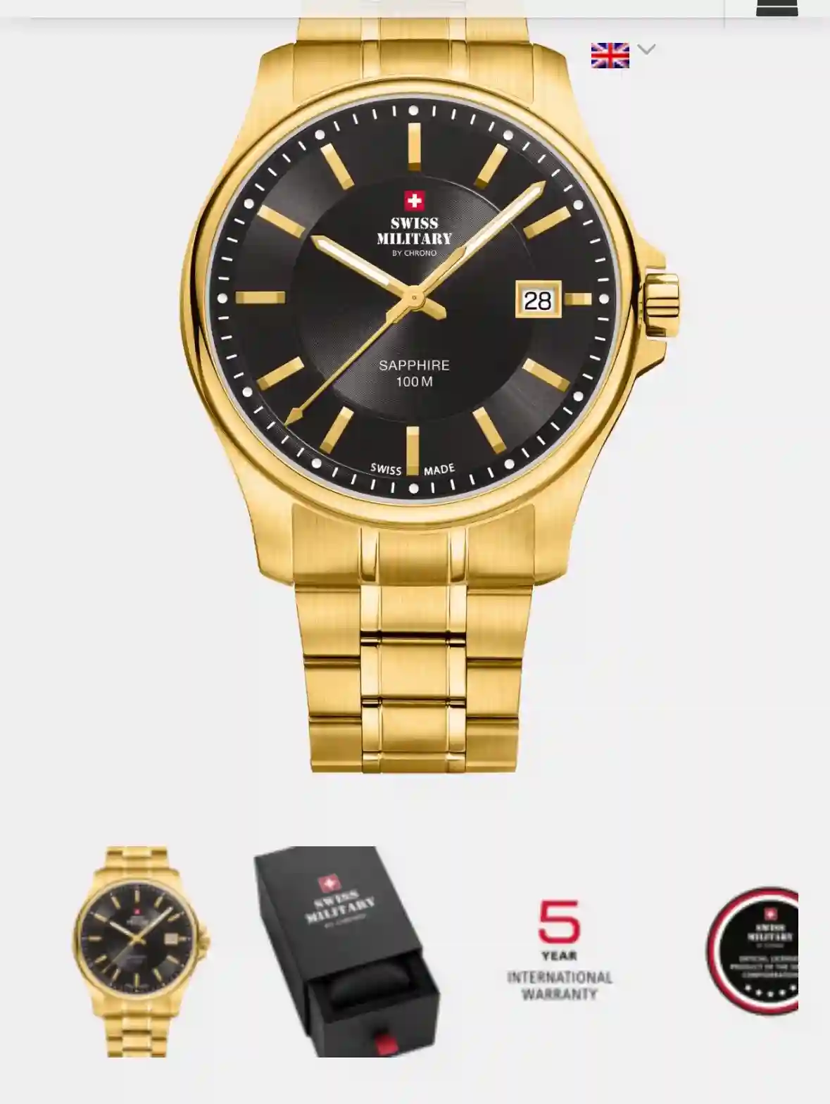 Watch Swiss Military Gold by Chrono à Kairouan Nord - Vue 1