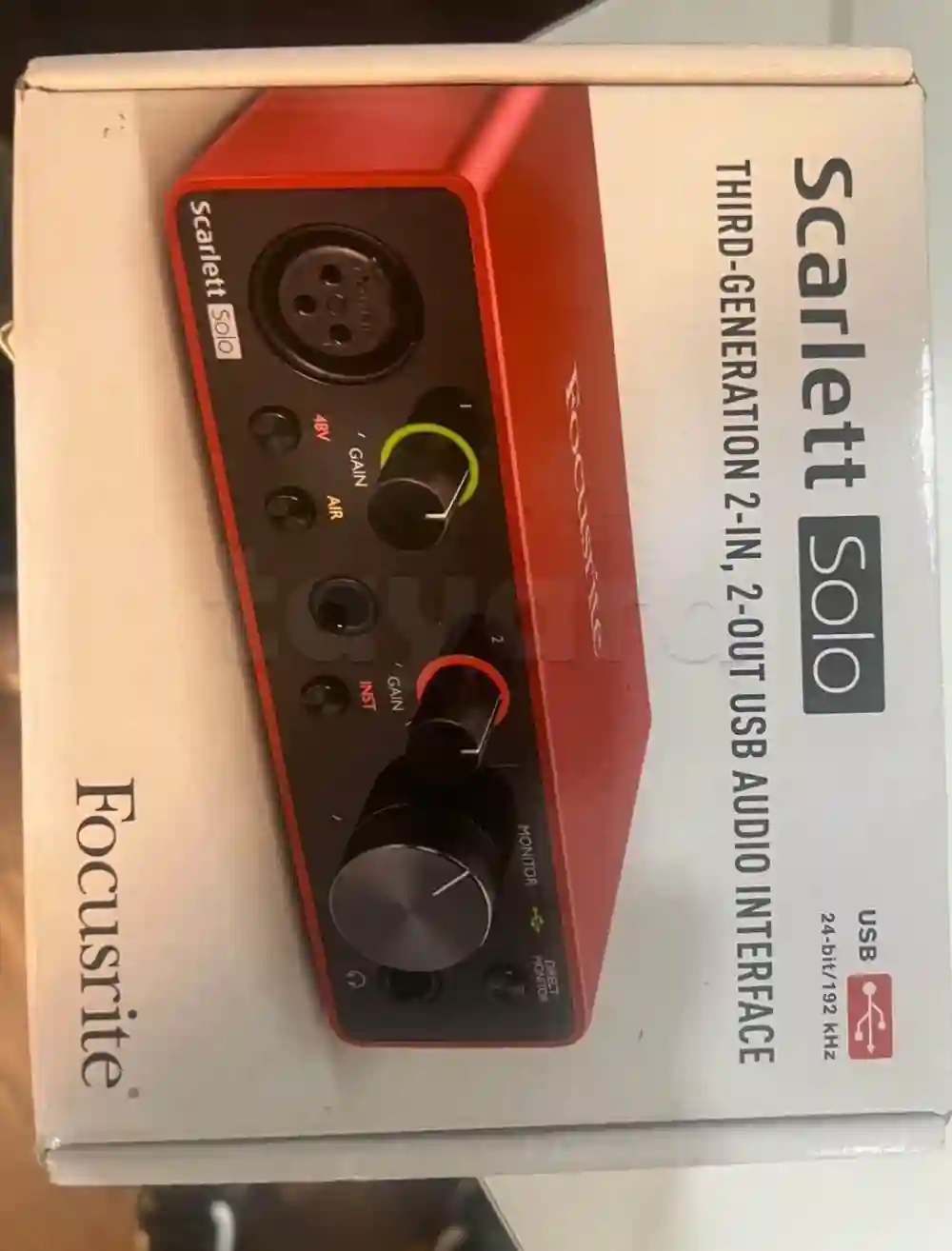 Focusrite Scarlett Solo (carte Son) - Vue 2