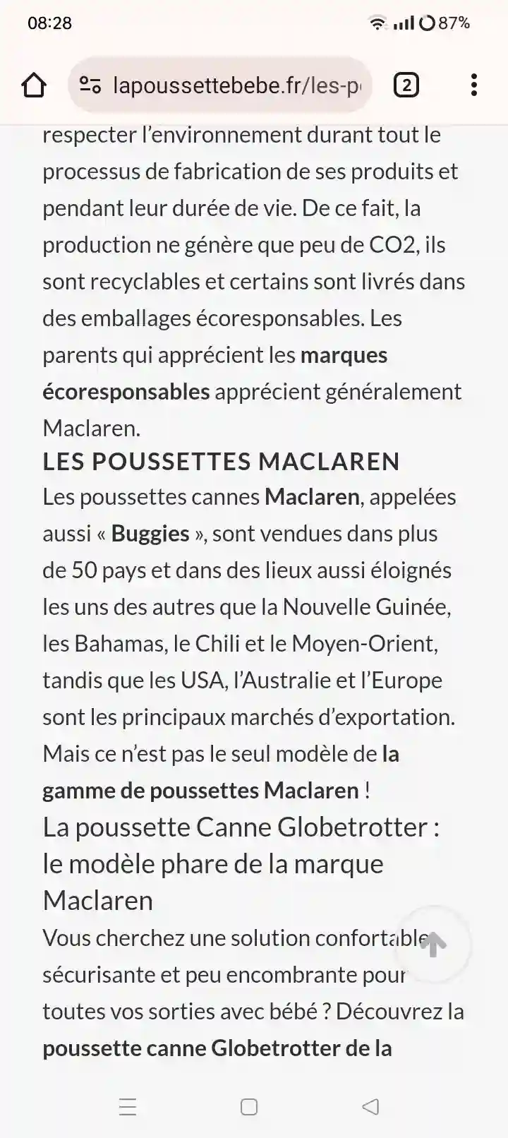 Poussette Mclaren Importé - Vue 4