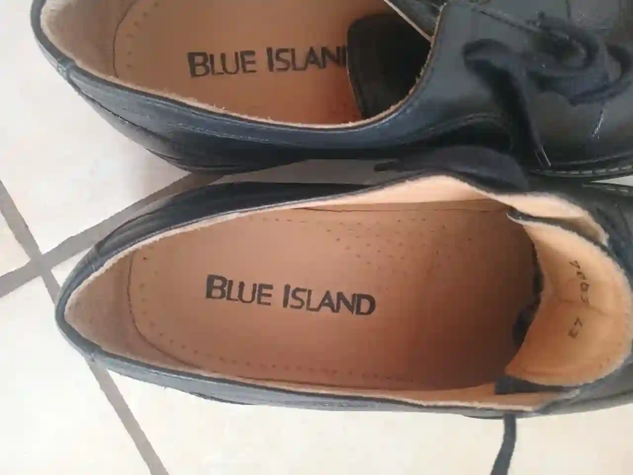 Chaussure Blue Island Original Chic Vrai Cuir Neuf P 430