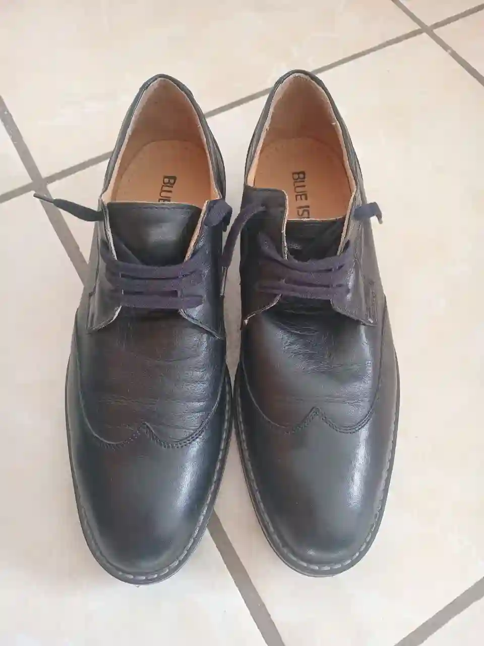 Chaussure Blue Island Original Chic Vrai Cuir Neuf P 43 - Vue 3