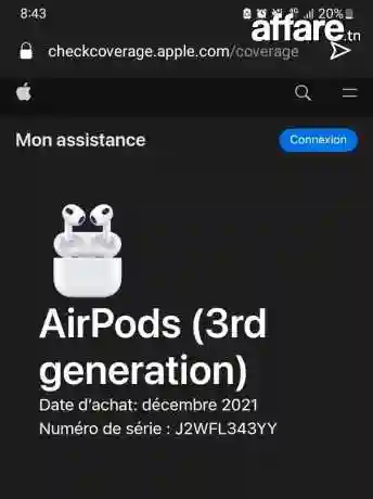 Airpods 3eme Generation Avec Magsafe - Vue 4
