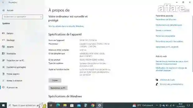 Lenovo i3 Idea pad 100-15ibd - Vue 5
