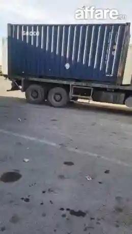Vente Camion Double Remorque Avec Plateau - Vue 2