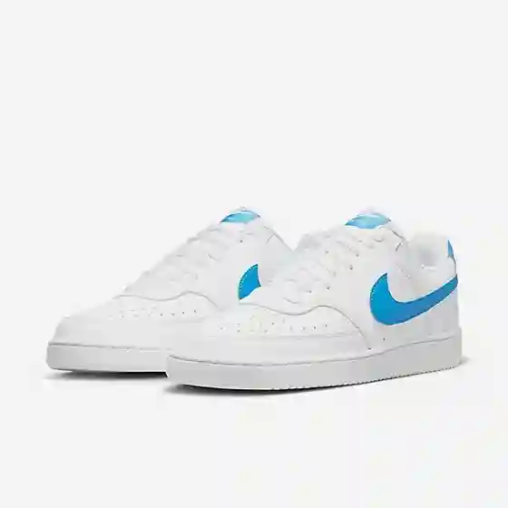 Nike Court Low Blanc - Vue 4