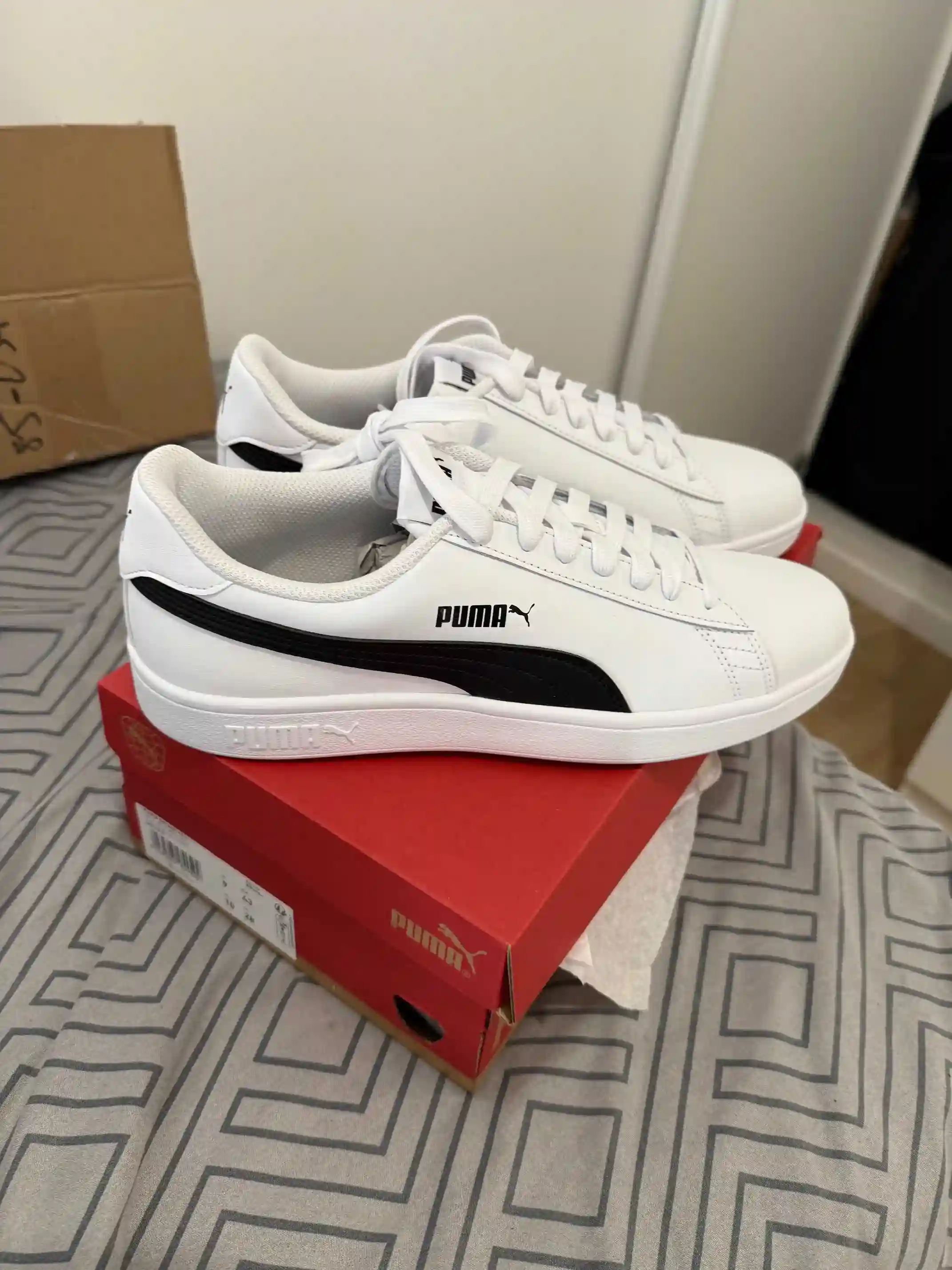 Puma Smash Blancnoir - Vue 1