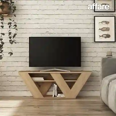 Table TV en V - Vue 1