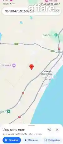Vend Terrain à Hammamet sud - Vue 1