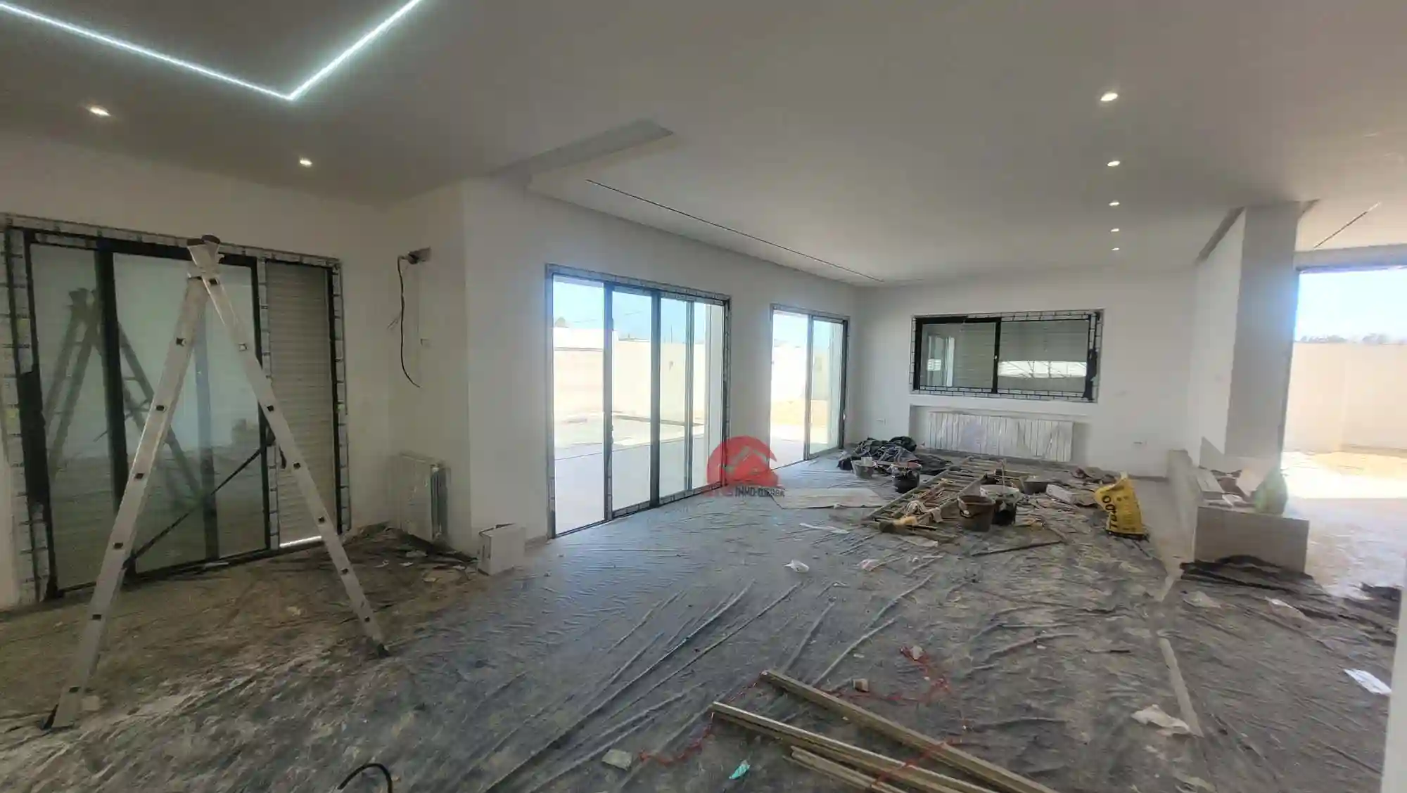 Villa Neuve Avec Piscine À Mezraya za - Vue 3