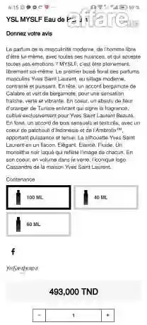 Eau de Parfum YSL Myslf 100ml - Vue 1