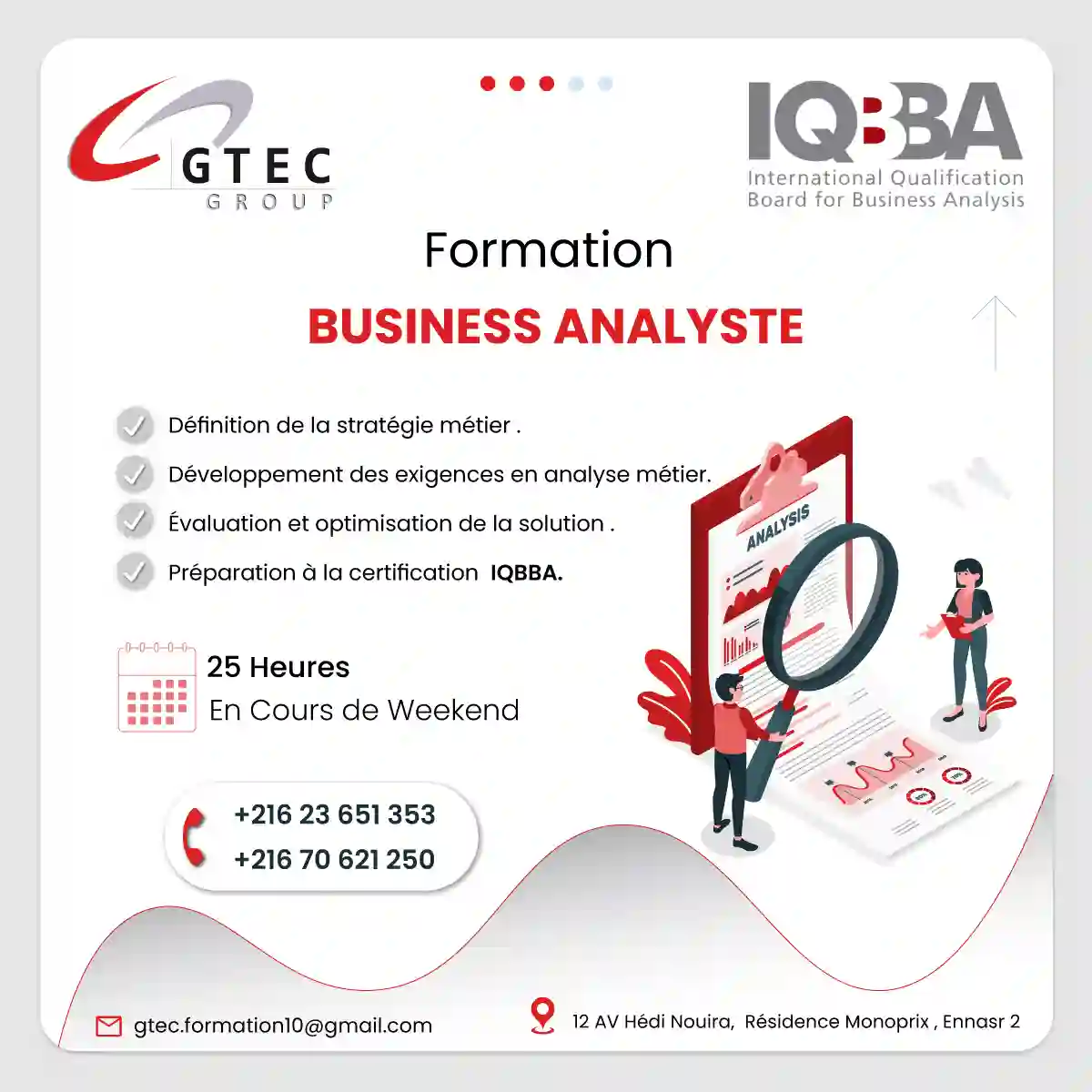 Formation Business Analyste 