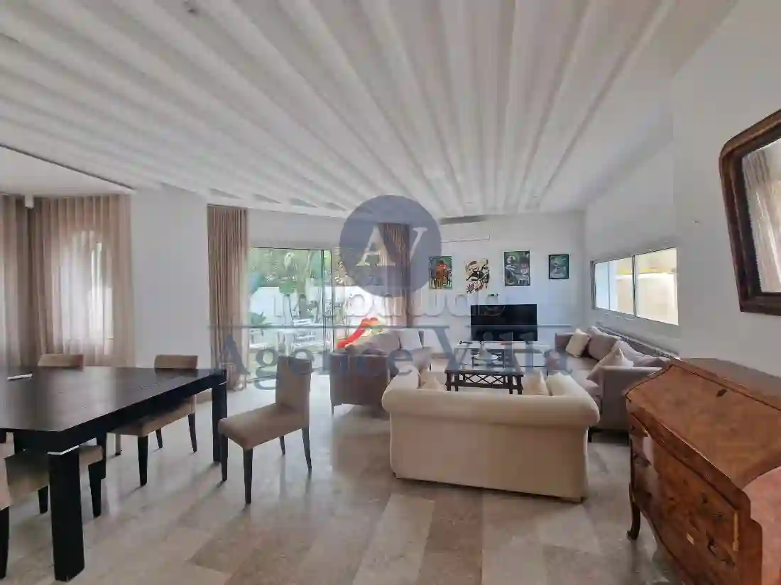 Une Villa s2 Meublé à Carthage Présidence0