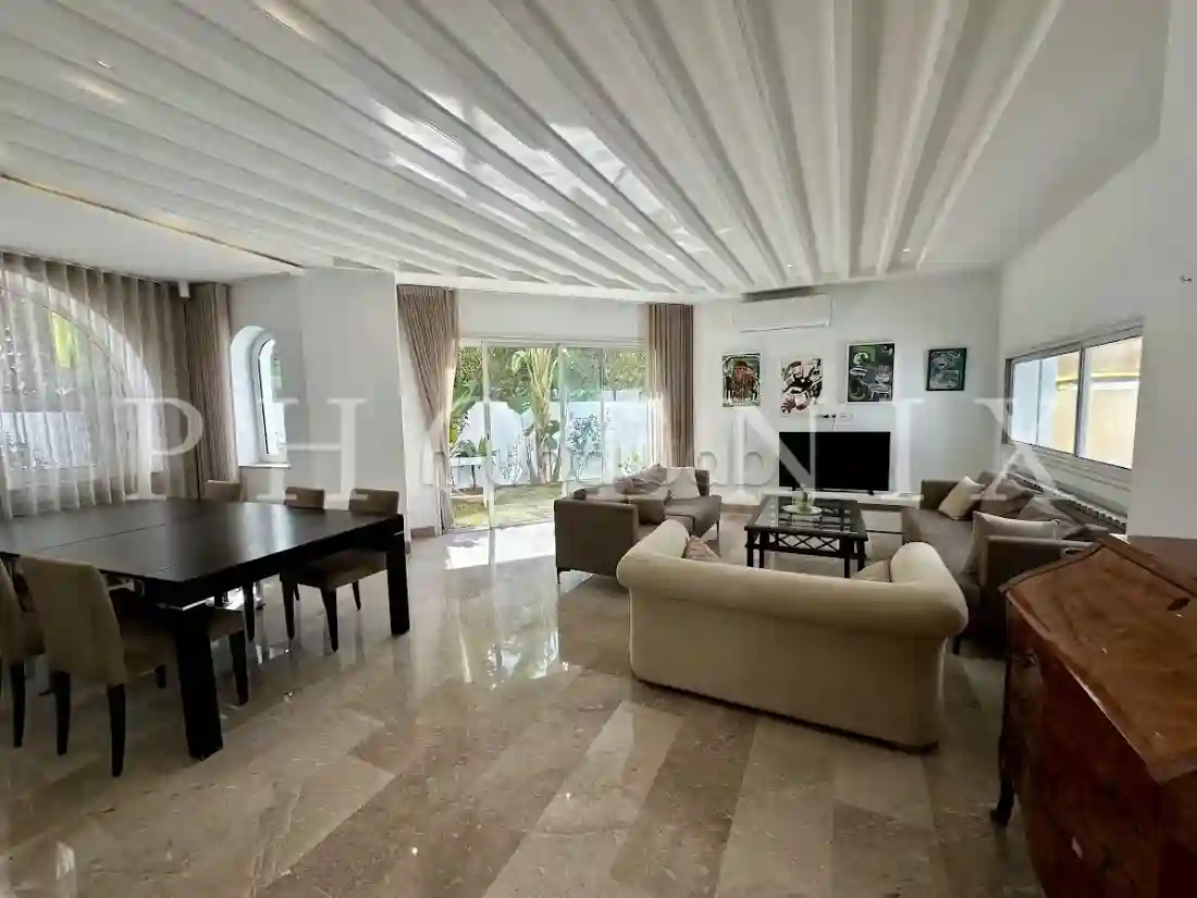 Villa S2 Meublée Avec Jardin à Carthage - Vue 3