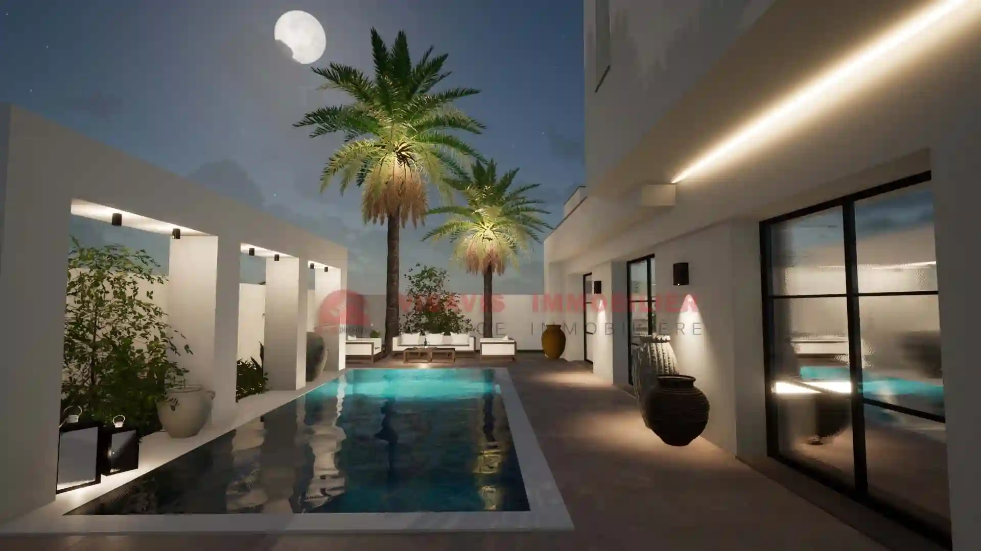 Construction de Villa clÉ en Main Avec Piscine À Djerba Tunisie - Vue 1