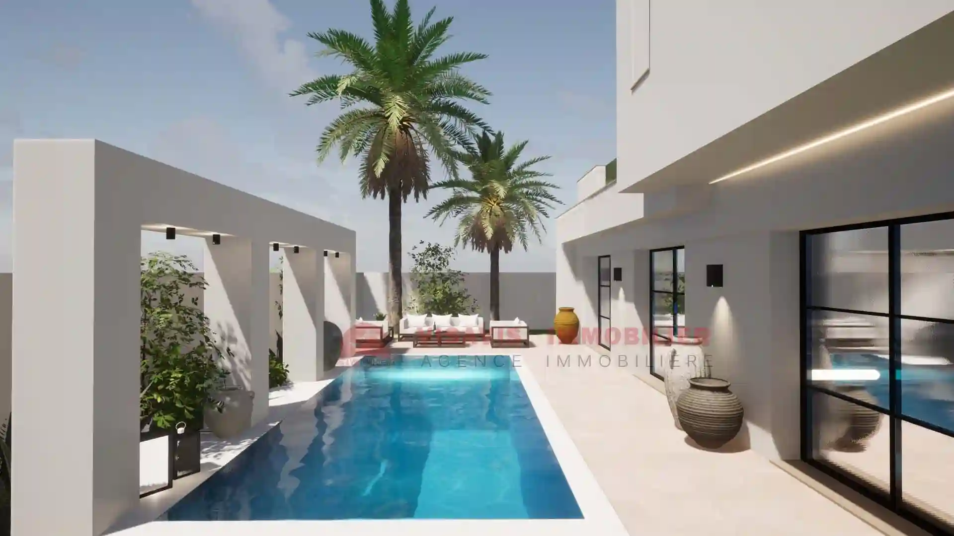 Construction de Villa clÉ en Main Avec Piscine À Djerba Tunisie - Vue 3