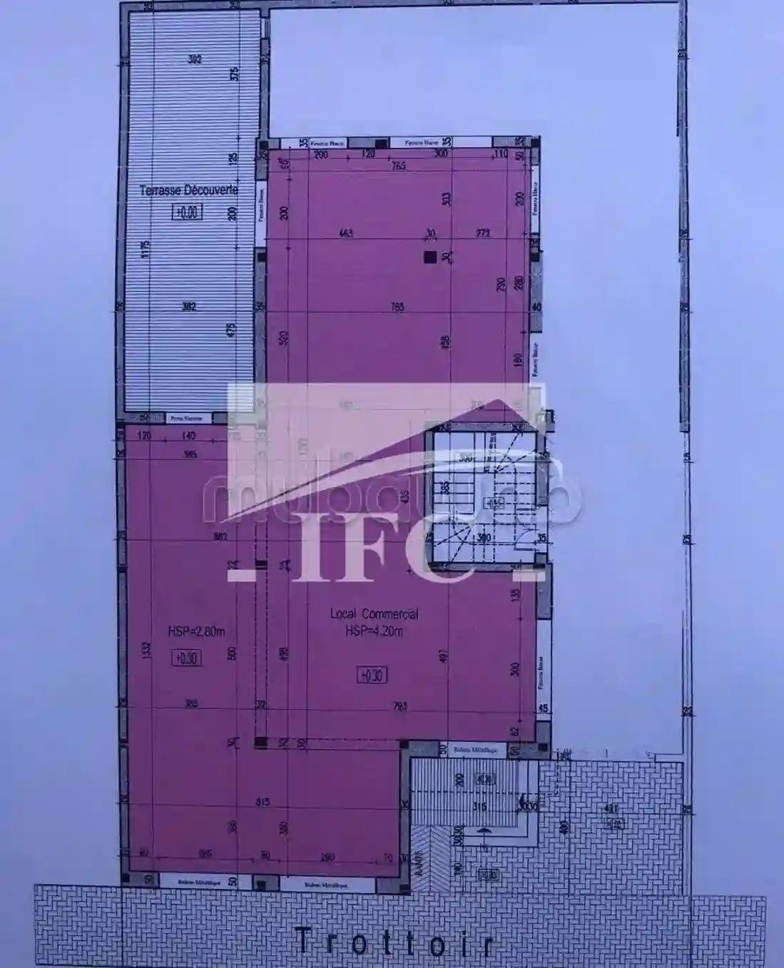 Local Commercial 216m² Ariana Ifca146