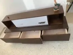 Table TV 📺 Avec Élément « Sans Télévision »avec Table Base
