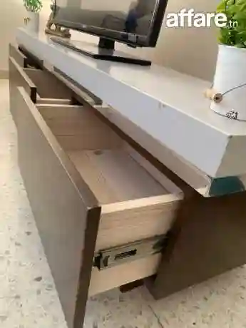 Table TV 📺 Avec Élément « Sans Télévision »avec Table Base - Vue 12