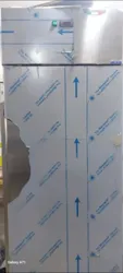 Vitrine à Glaces 18 Bacs + Armoire Negative Inox