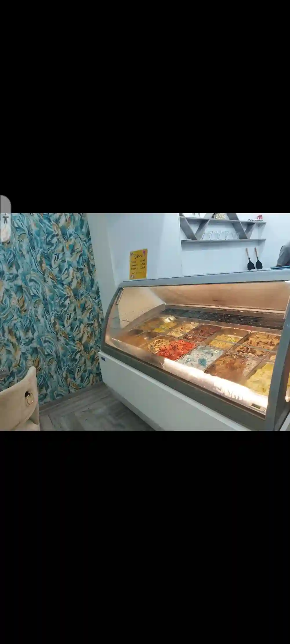 Vitrine à Glaces 18 Bacs + Armoire Negative Inox - Vue 1