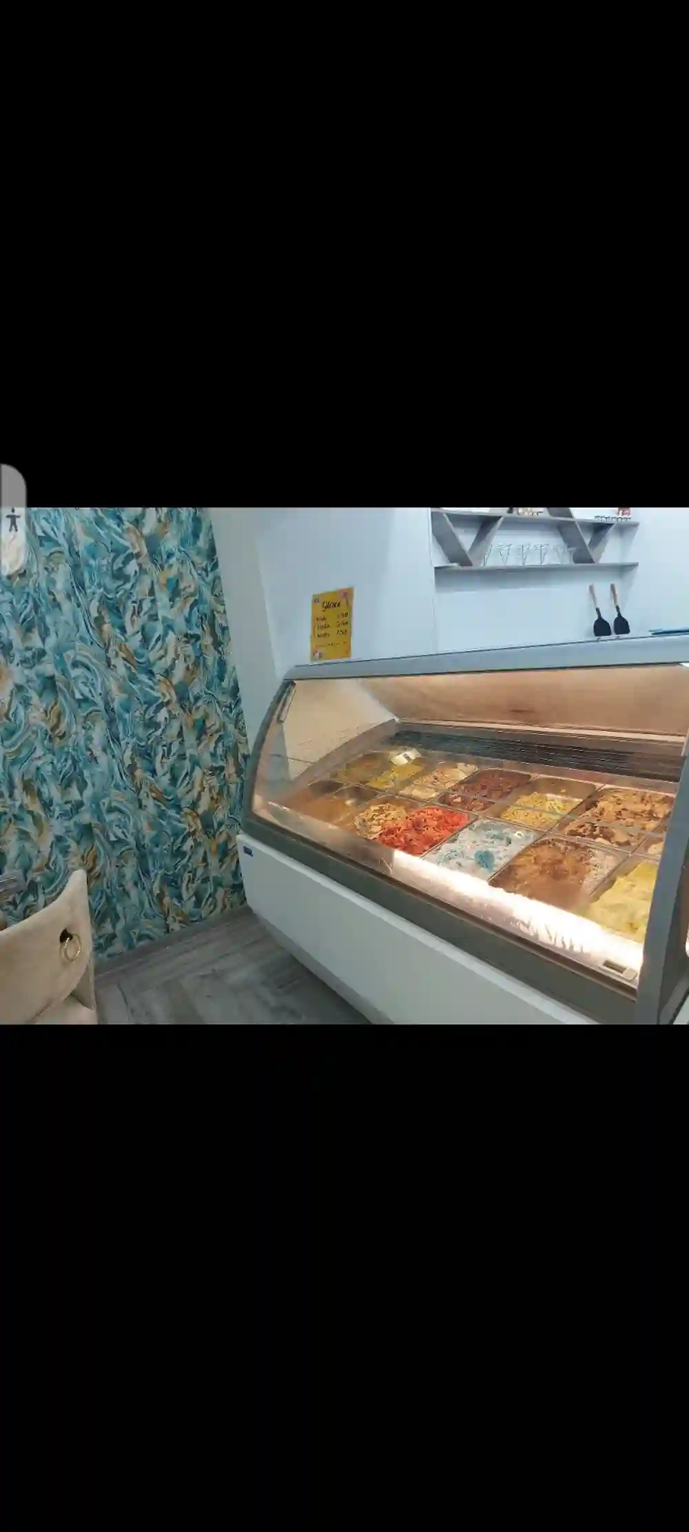 Vitrine à Glaces 18 Bacs + Armoire Negative Inox - Vue 2