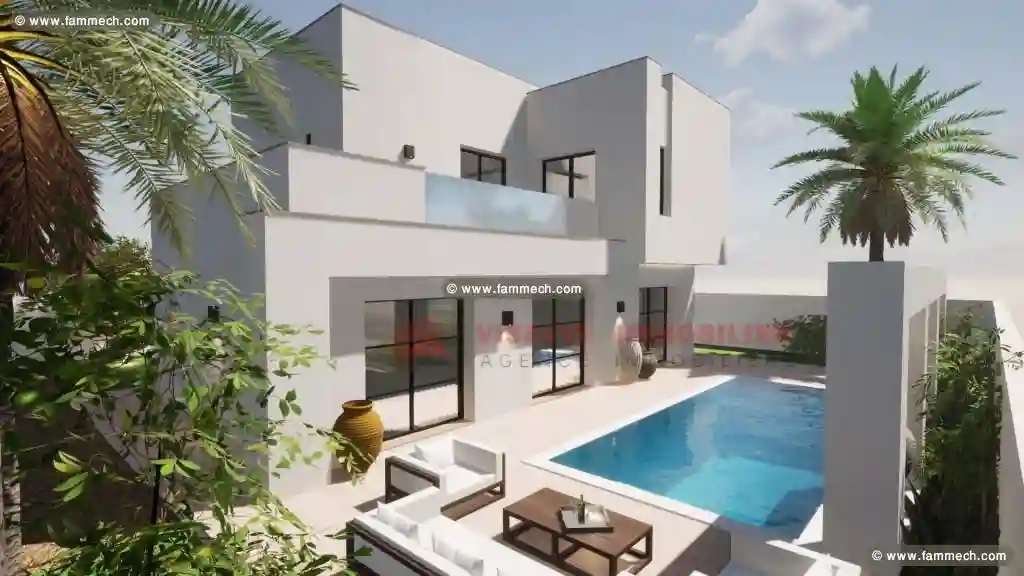 Construire UNE Villa Avec Piscine À Djerba Tunisie - Vue 1