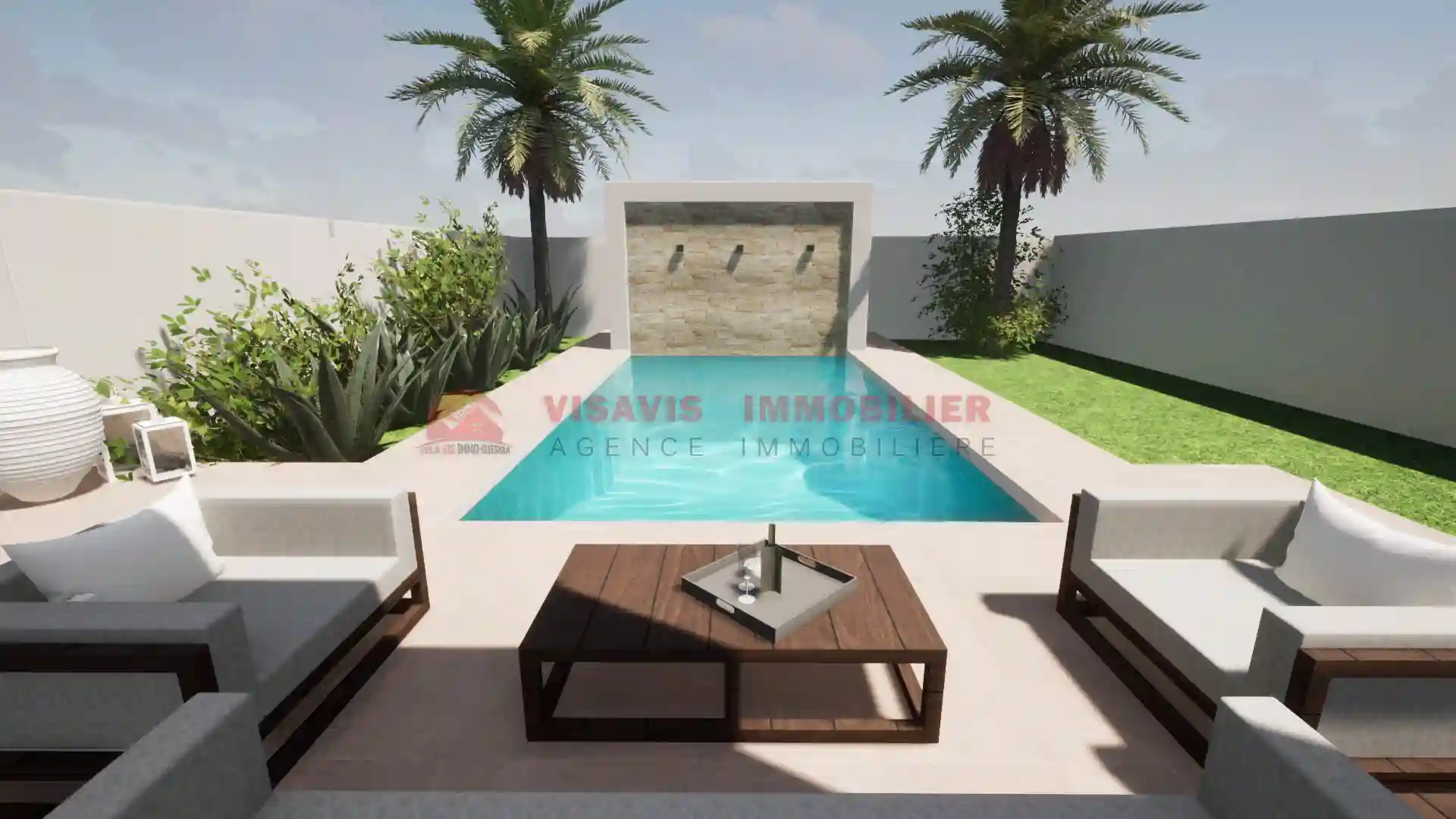 Construction Villa en Zone Urbaine Djerba – réf P694 - Vue 1