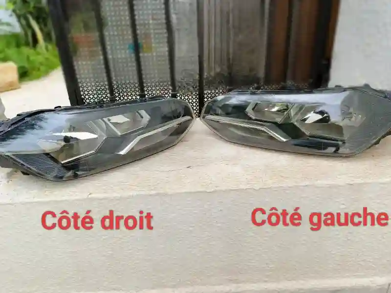 Paire De Phares Avant Full LED Pour Volkswagen Polo 8 - Vue 1