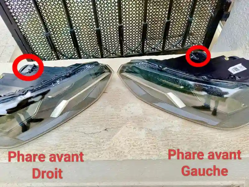 Paire De Phares Avant Full LED Pour Volkswagen Polo 8 - Vue 7