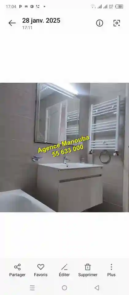 Appartement s3 Ref45392 à La Mannouba - Vue 1