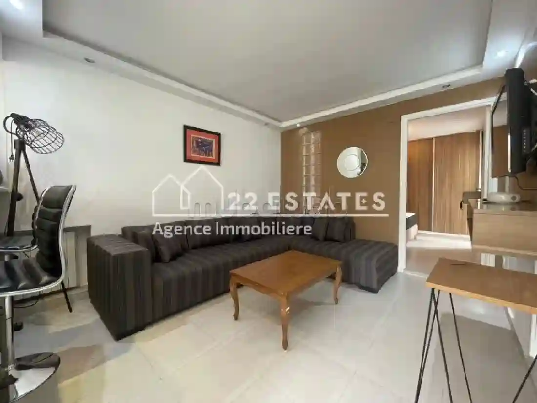 Appartement S1 Meublé Avec Terrasse à la Marsa - Vue 2