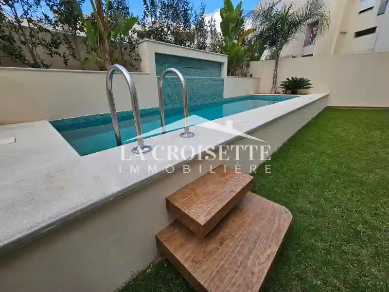 Triplex s+4 Avec Piscine aux Jardins de Carthage Mtrv0059 - Vue 1