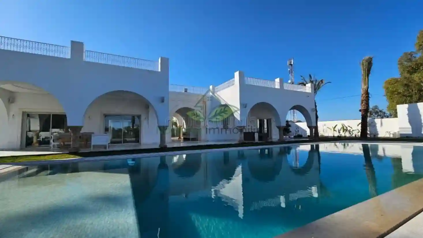 Location Estivale Villa S4 Avec Piscine à Hammamet - Vue 1