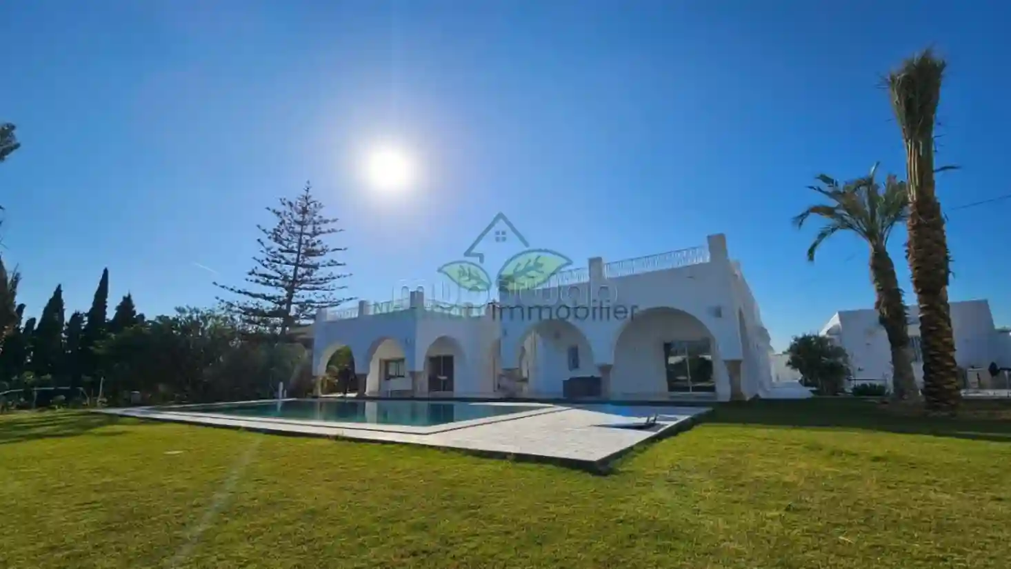 Location Estivale Villa S4 Avec Piscine à Hammamet - Vue 3
