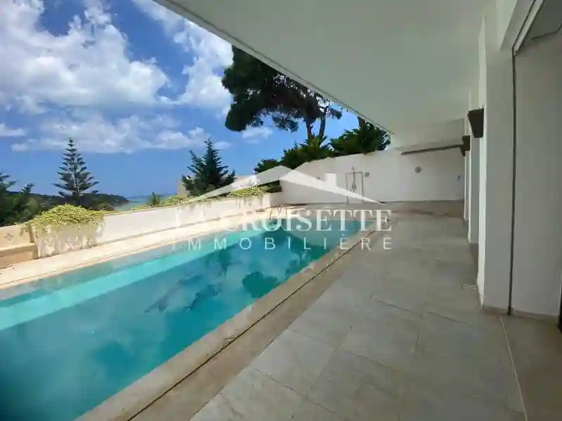 Villa s+5 Avec Piscine vue sur mer à Gammarth Mvl1706 - Vue 2