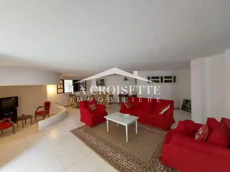 Rez-de-chaussée de Villa Meublé s+3 à Gammarth Supérieur Mrcl0055 - Vue 3