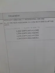 Nouveau AIO (tout en un) Asus (sage100 Premium)