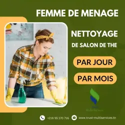 Femme de Ménage Pour Faire le Simple Ménage ou le Grand Ménage