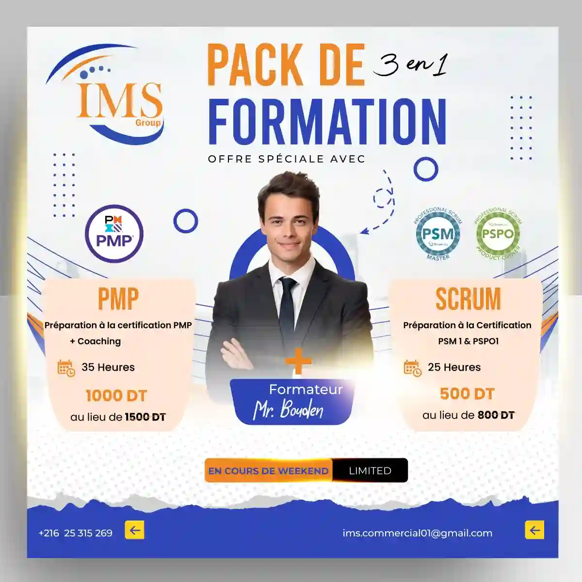 Formation Gestion de Projet PMP AGILE SCRUM