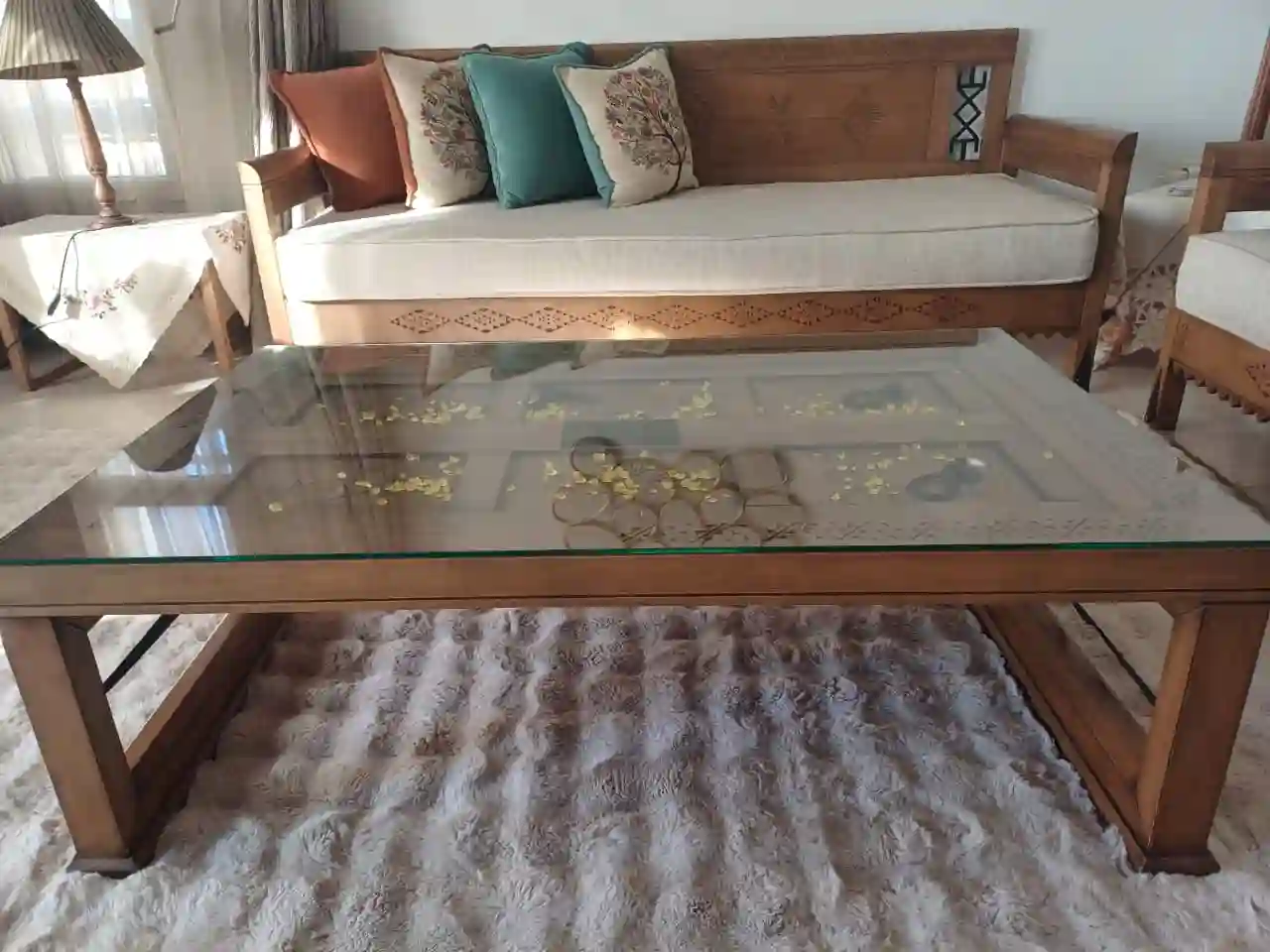 Un Séjour et une Table 'klam Ellouh' à Mnihla