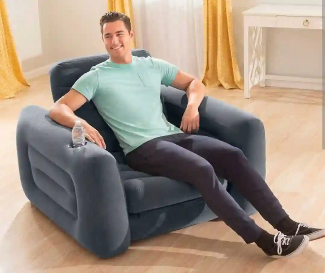 Fauteuil Gonflable Intex & Pompe air - Vue 3