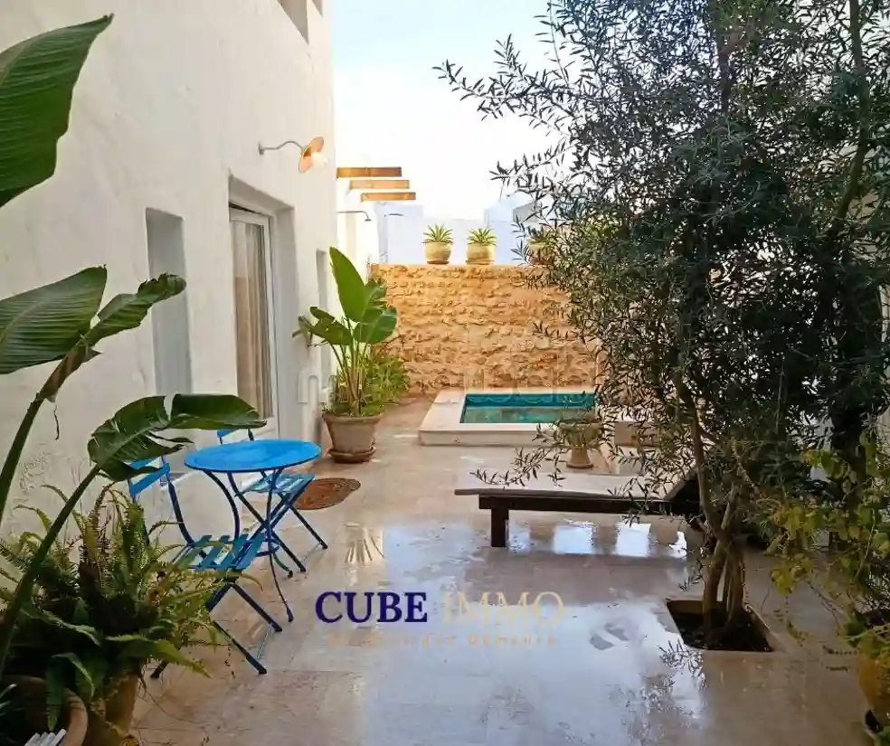 A Louer Houch Djerbien au Centre de Hammamet - Vue 3