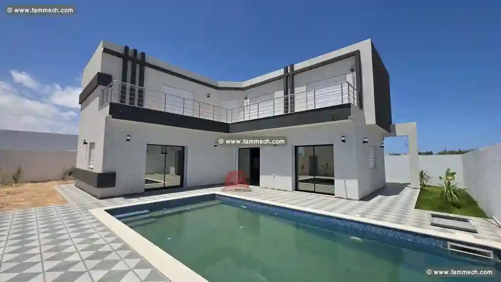 Villa Avec Piscine-titre Bleu-tezdaine Djerba ZA - Vue 5